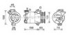 AVA QUALITY COOLING FDK595 Compressor, air conditioning